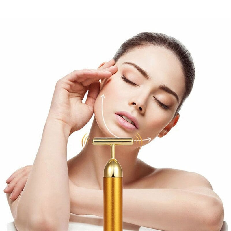 RadiantGlow Facial Roller Massager